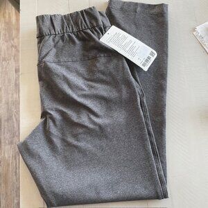 LULULEMON ON THE FLY 7/8 PANT LUXTREME HEATHERED BLACK SIZE 4 NWT